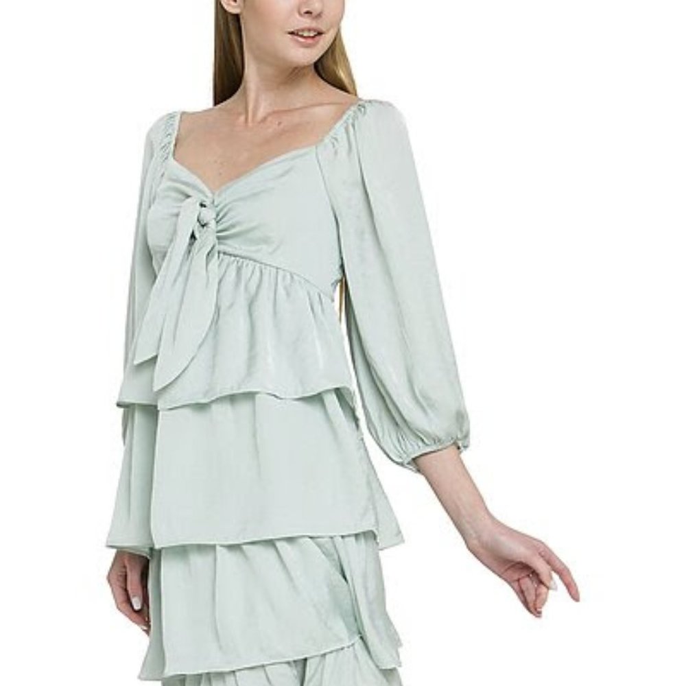 New English Factory Midi Dress Size: XS